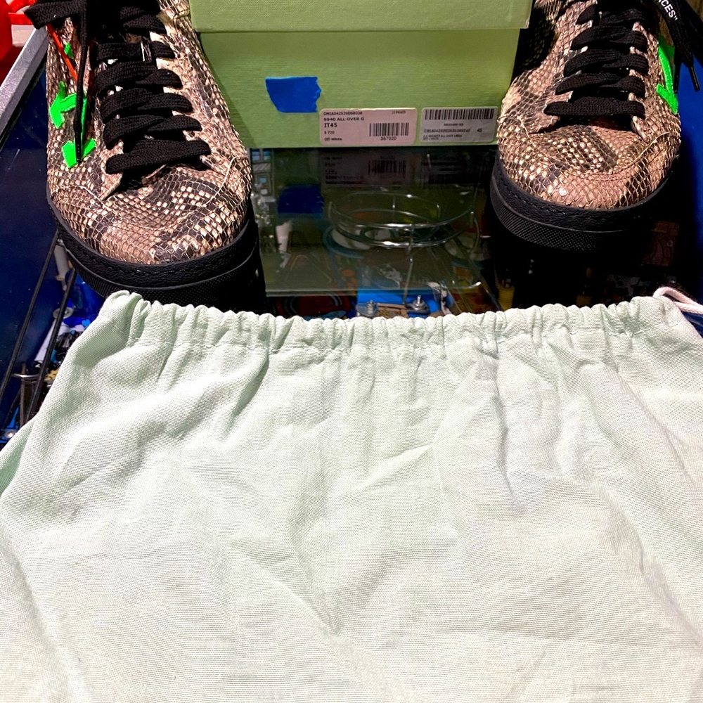 Off-White Python Sneakers - image 1